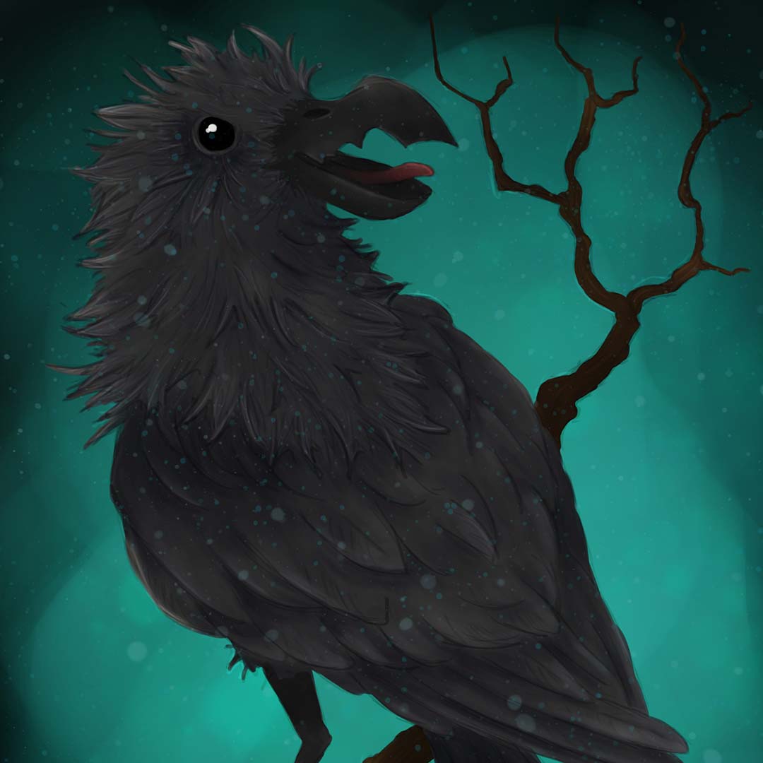 Digital Painting - Raven