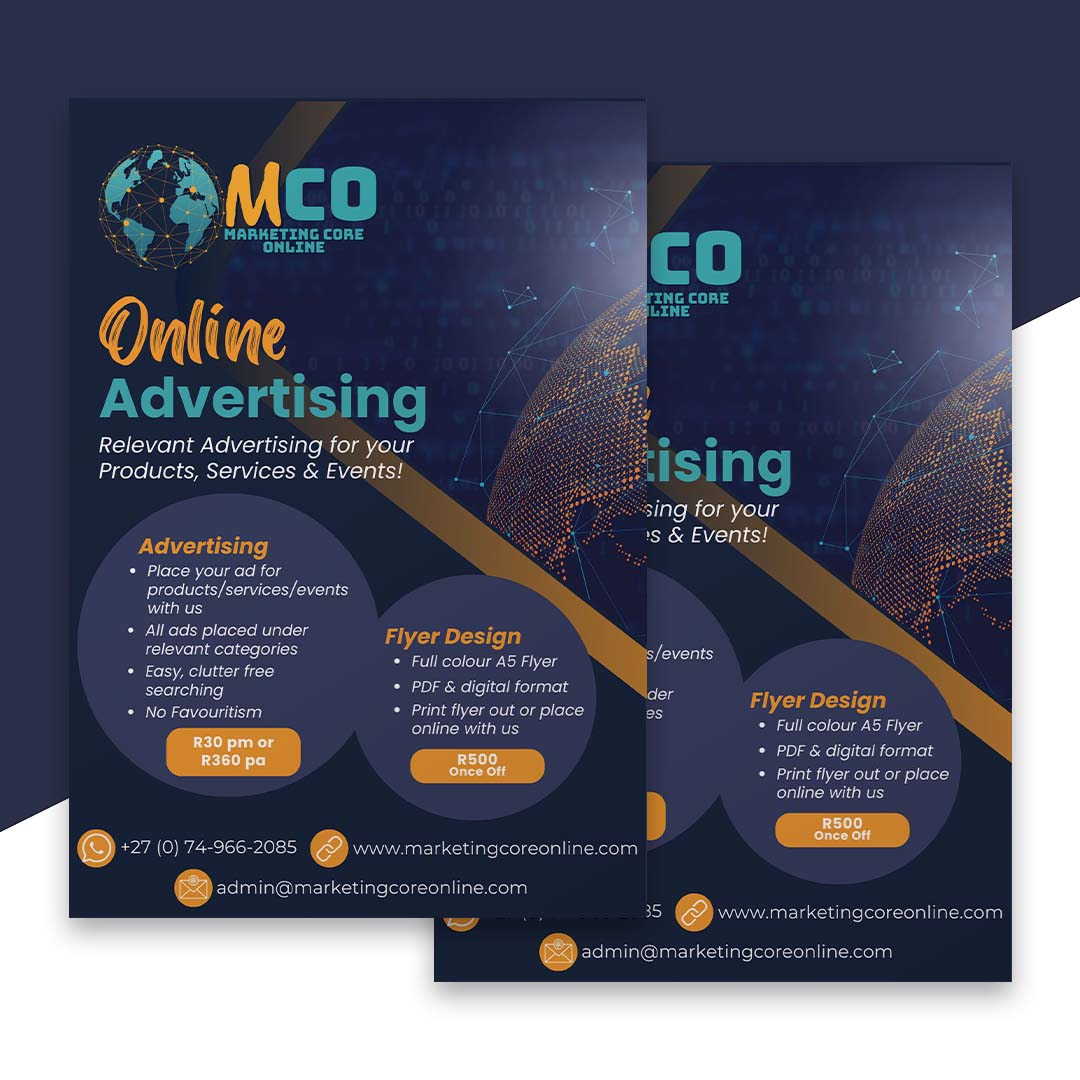 MCO Online Advertising Flyer