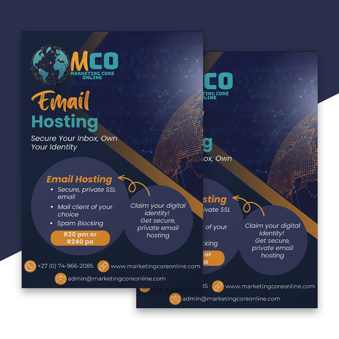 MCO Email Hosting Flyer