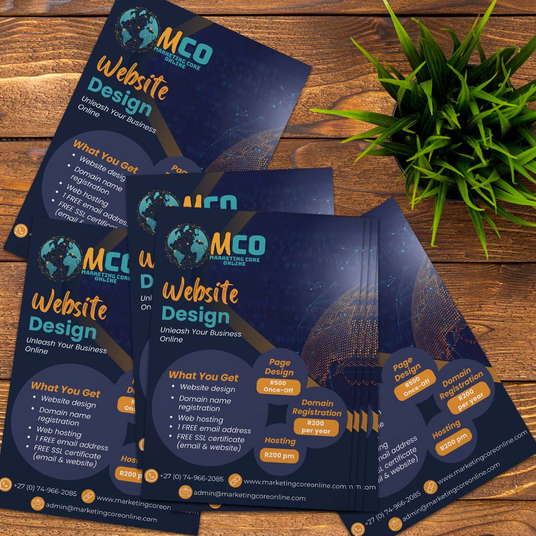 MCO Web Design Flyer